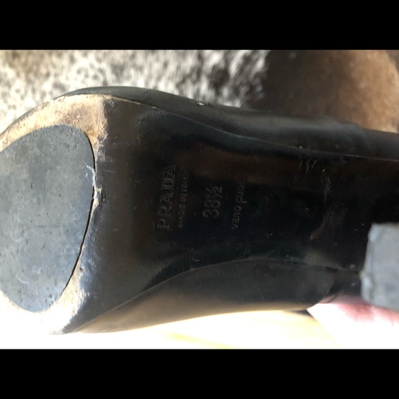 Prada Vintage Leather Lace Up Ankle Booties - Picture 3 of 5